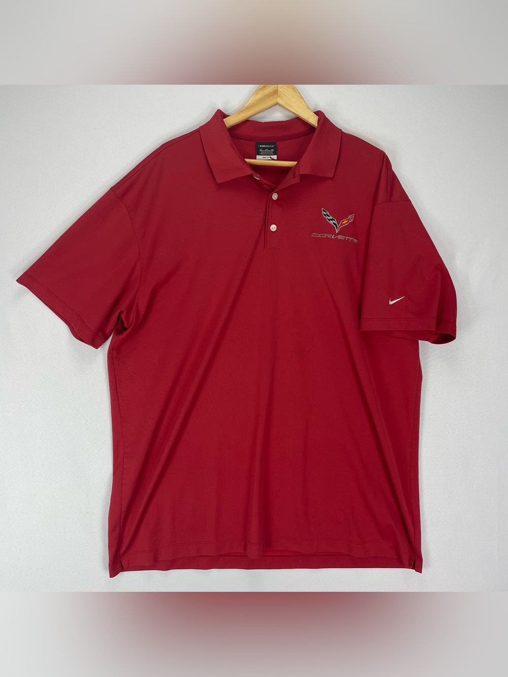 Nike Golf Corvette Polo Shirt Men’s 3XL Red Performance Dri-Fit